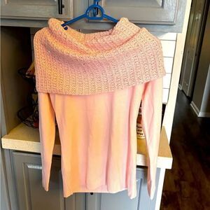 Pink Off-Shoulder Women's Sweater by NY and Co. NWT